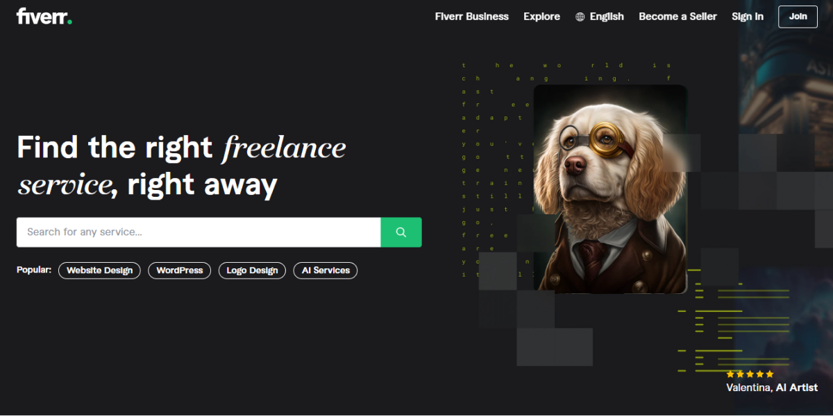 Fiverr - Best Website to get Writing Jobs