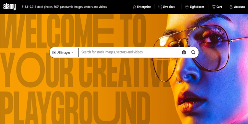 Alamy | how to sell images online