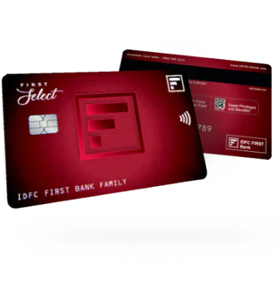 IDFC FIRST Select Credit Card-0 annual fee credit card
