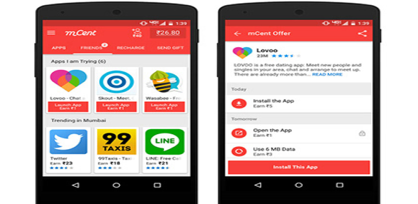 mCent-earn money app