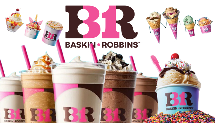 Baskin Robbins-ice cream parlor franchise