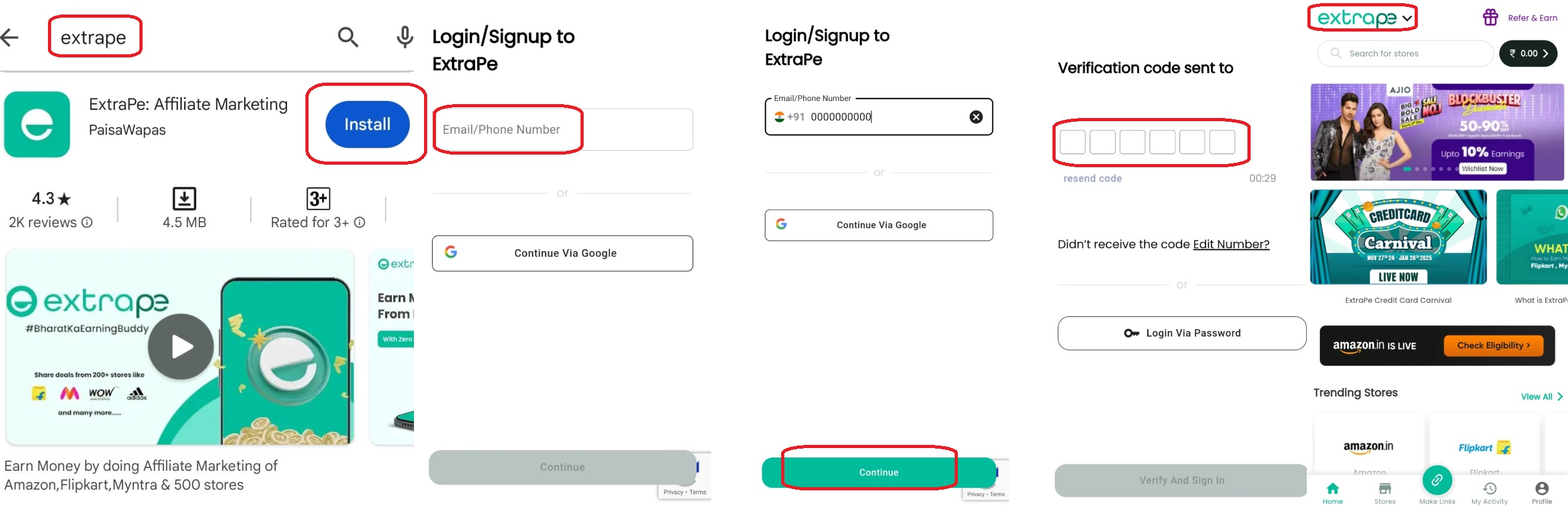 ExtraPe Login
