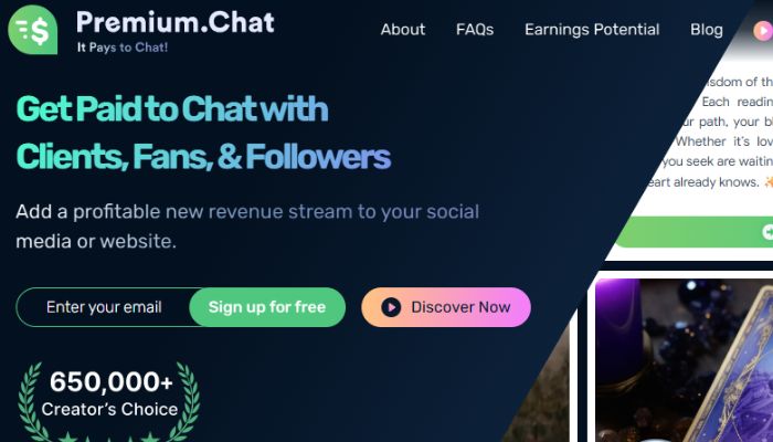 Premium.Chat-earn money with chat