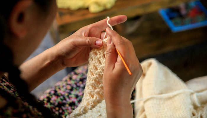 Knitting and Crocheting-art craft making